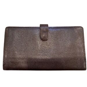 W.W. Winship Boston Vintage Leather Travel Wallet Made in England 8x4.5" 
Prelov